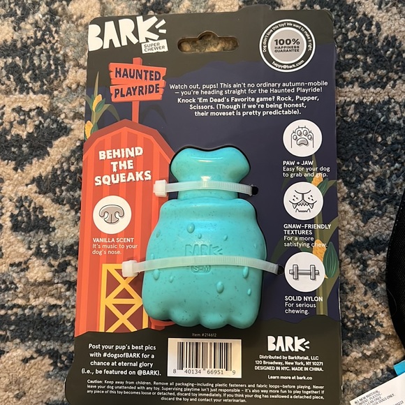 Bark Super Chewer Toy and Black Cat Fetch Toy - Picture 6 of 7